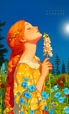 PSD 나무 여자 꽃 꽃밭 일러스트 한명 상반신 성인 햇빛 눈감음 봄 꿈 잡기 화려 숲속 신비 고개들기 만개 몽환 성인여자한명만 국내일러스트 식물 1 계절 컨셉 모션 사람 태양 숲 여자한명만 성인여자만 파일형식