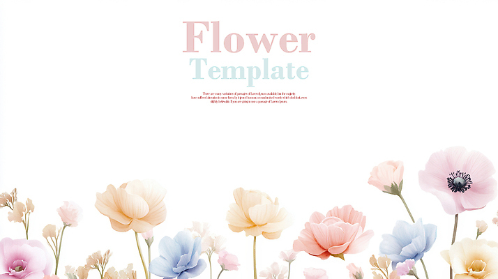 PSD 분홍색 일러스트 봄꽃 수채화 사람없음 카피스페이스 국내일러스트 꽃 컬러 봄 공백 파일형식