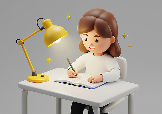 JPG 편집이미지 여자 어린이 의자 한명 미소 앉기 소녀 책 빛 반짝임 학습 연필 3D 펼침 스탠드 잡기 집중 책상 소녀한명만 편집3D AI컴퓨터그래픽 AI콘텐츠 1 교육 가구 컨셉 모션 학용품 조명 표정 사람 필기구 디지털합성 여자한명만 소녀만 파일형식