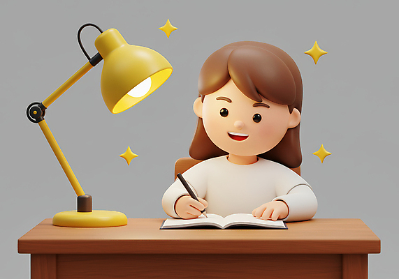 JPG 편집이미지 여자 어린이 의자 한명 미소 소녀 상반신 책 빛 반짝임 학습 연필 3D 펼침 스탠드 잡기 집중 책상 소녀한명만 편집3D AI컴퓨터그래픽 AI콘텐츠 1 교육 가구 컨셉 모션 학용품 조명 표정 사람 필기구 디지털합성 여자한명만 소녀만 파일형식