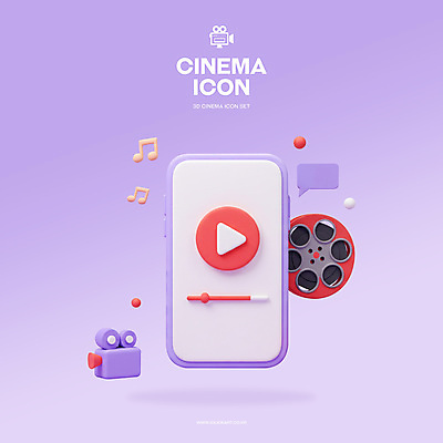 PSD 아이콘 말풍선 음표 사람없음 스마트폰 3D아이콘 3D 보라색 원형 필름 영화 오브젝트 재생 영사기 유튜브 편집3D 도형 기호 음악 컬러 문화예술 핸드폰 스마트기기 디지털합성 파일형식