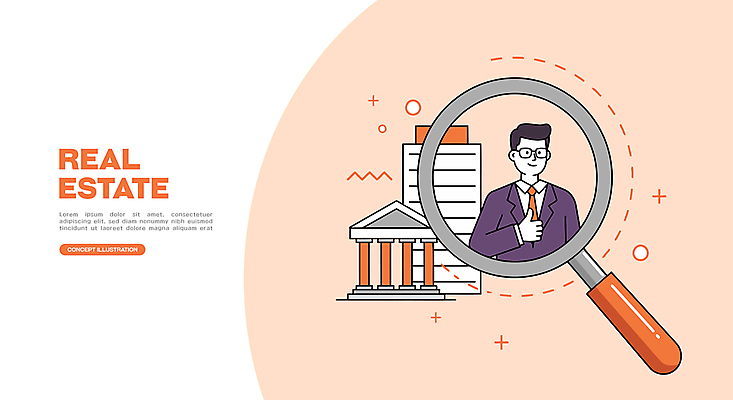 남자 일러스트 돋보기 부동산 한명 미소 상반신 성인 건물 비즈니스맨 은행 상담 따봉 공인중개사 살구색 성인남자한명만 안경낌 국내일러스트 AI파일 직업 1 건축물 안경 컬러 비즈니스 표정 사람 금융 최고 직장인 재산 남자한명만 성인남자만 파일형식 벡터