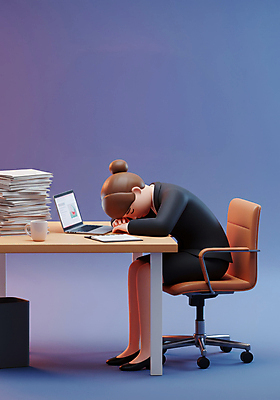 JPG 전신 편집이미지 여자 엎드리기 한명 앉기 정장 성인 노트북 사무실 3D 보라색 머그컵 비즈니스우먼 책상 문서 두통 과로 바퀴의자 성인여자한명만 편집3D AI컴퓨터그래픽 AI콘텐츠 1 옷 컬러 가구 의자 비즈니스 모션 사람 컵 전자제품 직장인 질병 디지털합성 여자한명만 성인여자만 파일형식