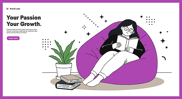 전신 식물 여자 화분 일러스트 휴식 한명 성인 독서 눈감음 보라색 편안함 성인여자한명만 빈백 차분 국내일러스트 AI파일 1 컬러 생활용품 컨셉 모션 사람 감각 여자한명만 성인여자만 파일형식 벡터