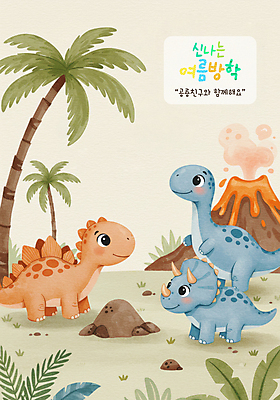 PSD 나무 편집이미지 함께함 여름방학 미소 잔디 사람없음 돌_바위 풀잎 연기 공룡 화산 스테고사우루스 트리케라톱스 티라노사우루스 이미지편집 식물 컨셉 잎 파충류 방학 산 표정 풀_식물 육식공룡 초식공룡 파일형식 여름_계절