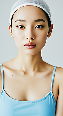 JPG 편집이미지 응시 여자 수영복 한명 상반신 성인 수영모 의료성형뷰티 성인여자한명만 편집실사 AI인물포토 AI콘텐츠 1 시선 옷 사람 CG 수영용품 여자한명만 성인여자만 파일형식 AI포토