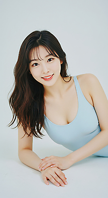 JPG 편집이미지 여자 수영복 한명 미소 상반신 성인 눕기 손모으기 의료성형뷰티 성인여자한명만 편집실사 AI인물포토 AI콘텐츠 1 옷 모션 표정 사람 손짓 CG 여자한명만 성인여자만 파일형식 AI포토