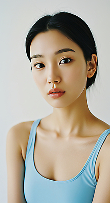 JPG 편집이미지 응시 여자 수영복 한명 상반신 성인 의료성형뷰티 성인여자한명만 편집실사 AI인물포토 AI콘텐츠 1 시선 옷 사람 CG 여자한명만 성인여자만 파일형식 AI포토