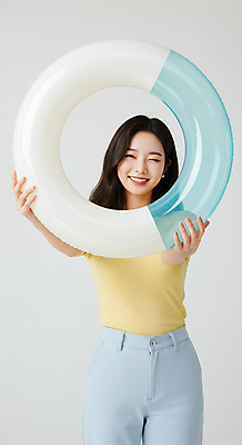 JPG 편집이미지 여자 윙크 한명 미소 들기 성인 튜브 의료성형뷰티 성인여자한명만 편집실사 AI인물포토 AI콘텐츠 1 모션 표정 사람 CG 여자한명만 성인여자만 파일형식 AI포토