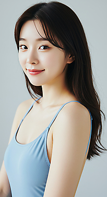 JPG 편집이미지 여자 수영복 한명 미소 상반신 성인 의료성형뷰티 성인여자한명만 편집실사 AI인물포토 AI콘텐츠 1 옷 표정 사람 CG 여자한명만 성인여자만 파일형식 AI포토