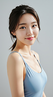 JPG 편집이미지 여자 수영복 한명 미소 상반신 성인 의료성형뷰티 성인여자한명만 편집실사 AI인물포토 AI콘텐츠 1 옷 표정 사람 CG 여자한명만 성인여자만 파일형식 AI포토