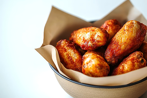 JPG 편집이미지 그릇 사람없음 치킨 기름종이 닭날개 바삭바삭 편집실사 AI포토 AI콘텐츠 식기 종이 컨셉 닭고기 CG 닭고기요리 파일형식