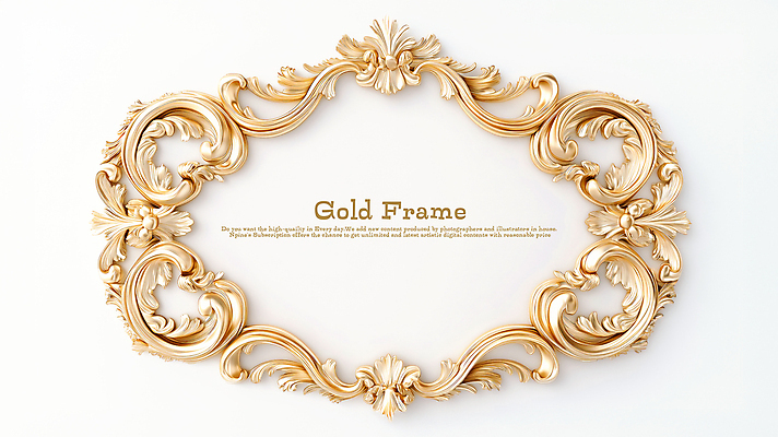PSD 편집이미지 디자인 프레임 사람없음 황금 고급 카피스페이스 이미지편집 컨셉 공백 파일형식