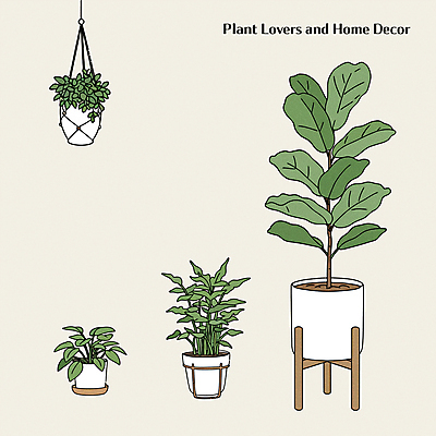 화분 일러스트 사람없음 초록색 인테리어 고무나무 다육식물 플랜테리어 행잉플랜트 국내일러스트 AI파일 나무 식물 디자인 컬러 파일형식 벡터