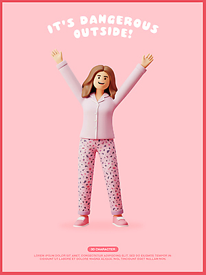 전신 PSD 편집이미지 캐릭터 라이프스타일 여자 행복 분홍색 패턴 휴가 휴식 3D캐릭터 한명 웃음 성인 일상 3D 손들기 기쁨 잠옷 춤 잠 휴일 즐거움 힐링 성인여자한명만 편집3D 1 옷 감정 컬러 컨셉 무늬 모션 문화예술 표정 사람 라이프 생활 디지털합성 여자한명만 성인여자만 파일형식