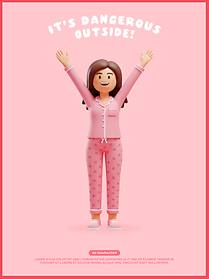 전신 PSD 편집이미지 캐릭터 라이프스타일 여자 행복 분홍색 패턴 휴가 휴식 3D캐릭터 한명 웃음 성인 일상 3D 손들기 기쁨 잠옷 춤 잠 휴일 즐거움 힐링 성인여자한명만 편집3D 1 옷 감정 컬러 컨셉 무늬 모션 문화예술 표정 사람 라이프 생활 디지털합성 여자한명만 성인여자만 파일형식