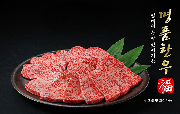 PSD 편집이미지 접시 잎 사람없음 검은색 신선 복 고급 한우 이미지편집 식물 식기 컬러 컨셉 한자 소고기 파일형식
