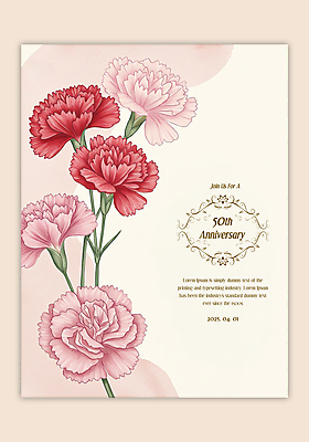 PSD 템플릿 분홍색 잎 카드템플릿 수채화 사람없음 어버이날 스승의날 카네이션 감사 가정의달 이미지템플릿 식물 기념일 꽃 감정 컬러 카드_감사 5월 파일형식