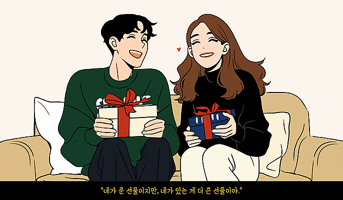 부부 여자 남자 리본 쿠션 일러스트 실내 사랑 웃음 들기 앉기 성인 두명 선물상자 소파 로맨틱 하트 부부의날 성인만 국내일러스트 AI파일 모양 커플 기념일 감정 컨셉 의자 모션 표정 선물 사람 내부 상자 파일형식 벡터