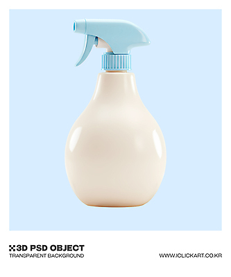 파란색 3D 도구 청소 디지털합성 파일형식 스프레이 하늘색 세제 청소도구 오브젝트 사람없음 편집3D PSD 편집이미지