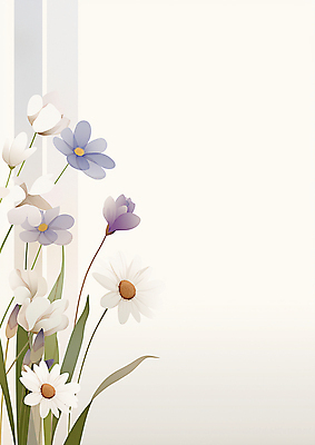 JPG 꽃 일러스트 사람없음 흰색 풀잎 우아함 보테니컬아트 국내일러스트 AI일러스트 AI콘텐츠 식물 컬러 컨셉 잎 풀_식물 파일형식