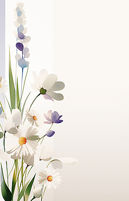 JPG 일러스트 사람없음 흰색 풀잎 우아함 꽃봉오리 보테니컬아트 국내일러스트 AI일러스트 AI콘텐츠 꽃 컬러 컨셉 잎 풀_식물 파일형식