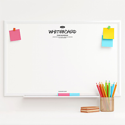 PSD 편집이미지 색연필 사람없음 3D 흰색 오브젝트 포스트잇 연필꽂이 화이트보드 테이프 책더미 카피스페이스 편집3D 컬러 문구용품 학용품 책 공백 메모지 디지털합성 무더기 파일형식