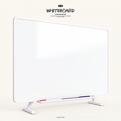 PSD 편집이미지 사람없음 3D 흰색 오브젝트 화이트보드 보드마카 카피스페이스 편집3D 컬러 펜 공백 디지털합성 파일형식
