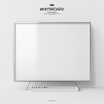 PSD 편집이미지 사람없음 3D 흰색 오브젝트 화이트보드 보드마카 카피스페이스 편집3D 컬러 펜 공백 디지털합성 파일형식