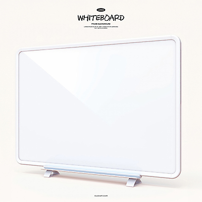 PSD 편집이미지 사람없음 3D 흰색 오브젝트 화이트보드 카피스페이스 편집3D 컬러 공백 디지털합성 파일형식