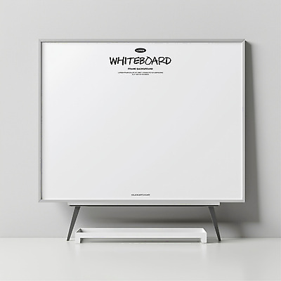 PSD 편집이미지 사람없음 3D 흰색 오브젝트 화이트보드 카피스페이스 편집3D 컬러 공백 디지털합성 파일형식