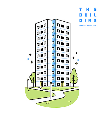 나무 공원 가로등 일러스트 아파트 빌딩 사람없음 반짝임 공원길 국내일러스트 AI파일 식물 공공시설 길 모션 주택 건물 파일형식 벡터