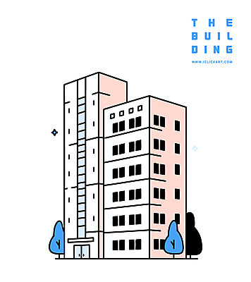나무 일러스트 아파트 빌딩 사람없음 반짝임 국내일러스트 AI파일 식물 모션 주택 건물 파일형식 벡터