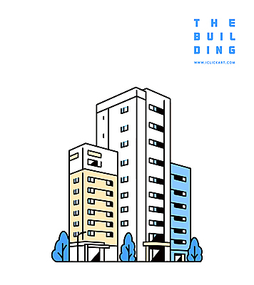 나무 일러스트 아파트 빌딩 사람없음 반짝임 국내일러스트 AI파일 식물 모션 주택 건물 파일형식 벡터