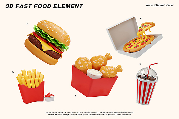 PSD 편집이미지 빨대 사람없음 세트 3D 프라이드치킨 감자튀김 햄버거 소스 종이상자 콜라 닭다리 배달음식 소스그릇 엘리먼트 테이크아웃컵 페퍼로니피자 종이접시 편집3D 그릇 접시 음식 감자 피자 패스트푸드 컵 상자 치킨 튀김 양념 배달 디지털합성 탄산음료 파일형식