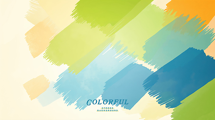 PSD 백그라운드 일러스트 붓터치 수채화 사람없음 컬러풀 겹침 국내일러스트 컬러 파일형식