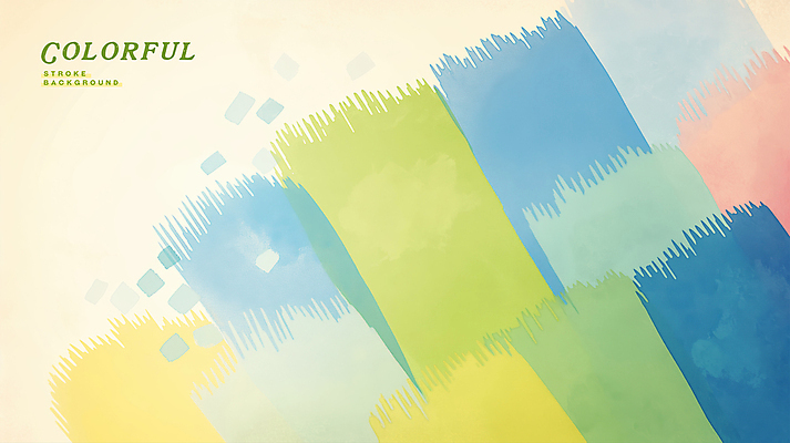 PSD 백그라운드 일러스트 붓터치 수채화 사람없음 컬러풀 겹침 국내일러스트 컬러 파일형식