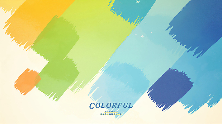 PSD 백그라운드 일러스트 붓터치 수채화 사람없음 컬러풀 겹침 국내일러스트 컬러 파일형식