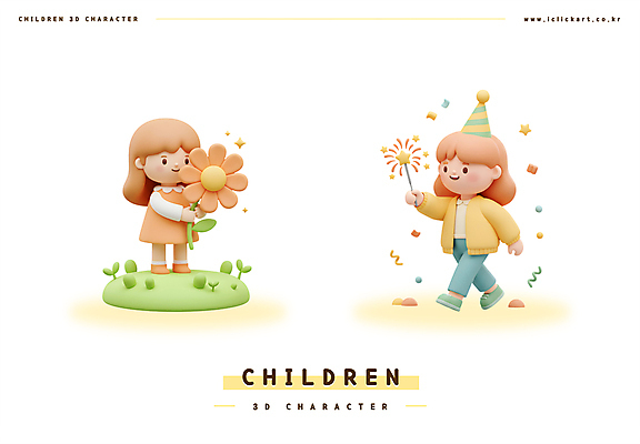 전신 PSD 편집이미지 여자 꽃 어린이 3D캐릭터 미소 들기 소녀 잔디 두명 반짝임 3D 걷기 고깔모자 어린이날 꽃가루 요술봉 살구색 소녀만 편집3D 식물 캐릭터 모자_잡화 기념일 컬러 모션 표정 사람 가루 디지털합성 여자만 어린이만 파일형식