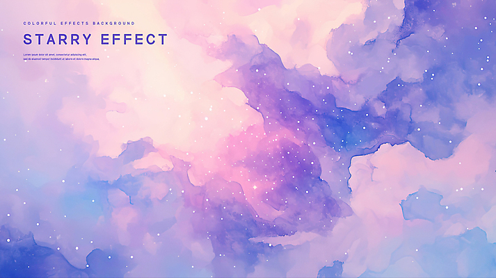 PSD 별 백그라운드 일러스트 수채화 사람없음 우주 보라색 은하수 파스텔 이펙트그래픽 국내일러스트 자연요소 컬러 그래픽백그라운드 자연 학용품 파일형식