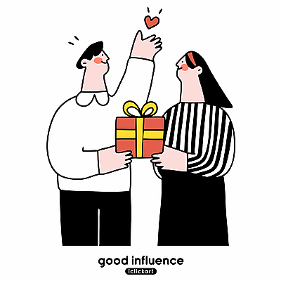 여자 남자 리본 일러스트 친절 따뜻함 미소 들기 성인 두명 선물상자 손들기 마주보기 하트 머리띠 긍정 성인만 국내일러스트 AI파일 모양 컨셉 장신구 모션 표정 선물 사람 상자 파일형식 벡터