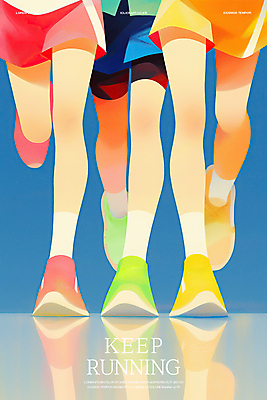 PSD 일러스트 신체부위 세명 운동복 컬러풀 달리기 반사 하반신 속도 마라톤 다리미 러닝 쾌감 국내일러스트 옷 감정 컬러 모션 사람 경기 가전제품 육상스포츠 파일형식
