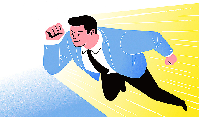 전신 남자 일러스트 한명 미소 정장 성인 파란색 달리기 점프 주먹 비즈니스맨 슈퍼맨 영웅 슈퍼히어로 성인남자한명만 국내일러스트 AI파일 1 옷 컬러 비즈니스 모션 표정 사람 직장인 남자한명만 성인남자만 파일형식 벡터