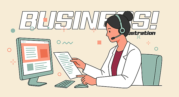 여자 일러스트 한명 들기 성인 모니터 헤드셋 가리킴 키보드 마우스 업무 상담 문서 텔레마케팅 베이지색 성인여자한명만 국내일러스트 AI파일 1 컬러 음향기기 모션 사람 손짓 컴퓨터 컴퓨터용품 헤드폰 작업 서비스업 여자한명만 성인여자만 파일형식 벡터