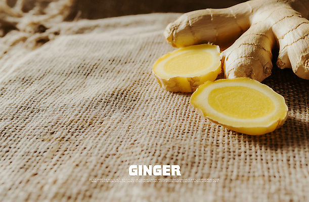 PSD 편집이미지 음식 식재료 단면 건강 사람없음 슬라이스 생강 마대자루 이미지편집 채소 자루 파일형식