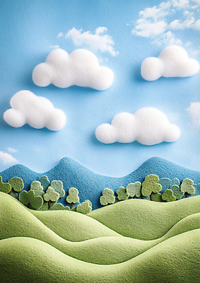 JPG 나무 구름 편집이미지 자연 하늘 사람없음 펠트 산맥 이미지편집 편집실사 AI컴퓨터그래픽 AI콘텐츠 자연요소 식물 산 CG 생태계 파일형식 천_직물