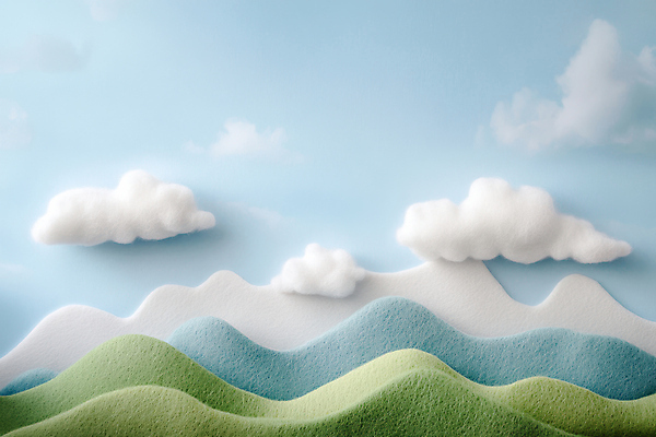 JPG 구름 편집이미지 자연 하늘 사람없음 펠트 산맥 이미지편집 편집실사 AI컴퓨터그래픽 AI콘텐츠 자연요소 산 CG 생태계 파일형식 천_직물