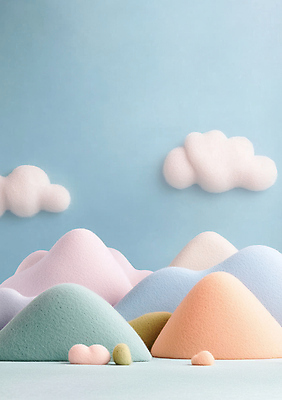 JPG 구름 편집이미지 자연 하늘 사람없음 펠트 산맥 이미지편집 편집실사 AI컴퓨터그래픽 AI콘텐츠 자연요소 산 CG 생태계 파일형식 천_직물