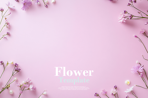 PSD 편집이미지 꽃잎 꽃 사람없음 진주 연보라색 이미지편집 식물 보라색 보석 파일형식