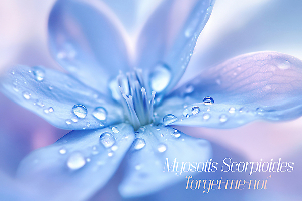 PSD 편집이미지 자연 근접촬영 사람없음 파란색 물방울 이슬 꽃말 물망초 이미지편집 꽃 뷰포인트 컬러 생태계 파일형식